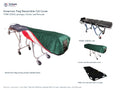 TITAN 1200XL Cot + American Flag Reversible Cot Cover