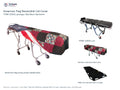 TITAN 1200XL Cot + American Flag Reversible Cot Cover