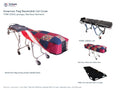 TITAN 1200XL Cot + American Flag Reversible Cot Cover