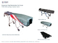 TITAN 1200XL Cot + American Flag Reversible Cot Cover