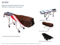 TITAN PRO XL 1250 Cot + American Flag Reversible Cot Cover