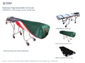 TITAN PRO XL 1250 Cot + American Flag Reversible Cot Cover