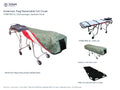 TITAN PRO XL 1250 Cot + American Flag Reversible Cot Cover