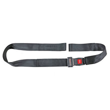 TITAN 2-piece mortuary cot restraint straps, 2-inch black nylon webbing with quick-release push-button buckles