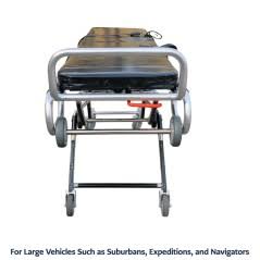 TITAN 500T high-loading cot multi-level height adjustment at both ends, funeral removal stretcher