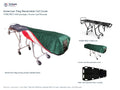 TITAN PRO S 650 Cot + American Flag Reversible Cot Cover