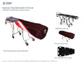 TITAN PRO S 650 Cot + American Flag Reversible Cot Cover