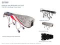 TITAN PRO S 650 Cot + American Flag Reversible Cot Cover