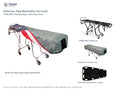 TITAN PRO S 650 Cot + American Flag Reversible Cot Cover