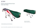 TITAN American Flag Reversible Cot Cover | Hunter Satin Stripe