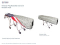 TITAN American Flag Reversible Cot Cover | Porcelain Floral