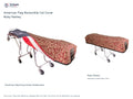 TITAN American Flag Reversible Cot Cover | Ruby Paisley