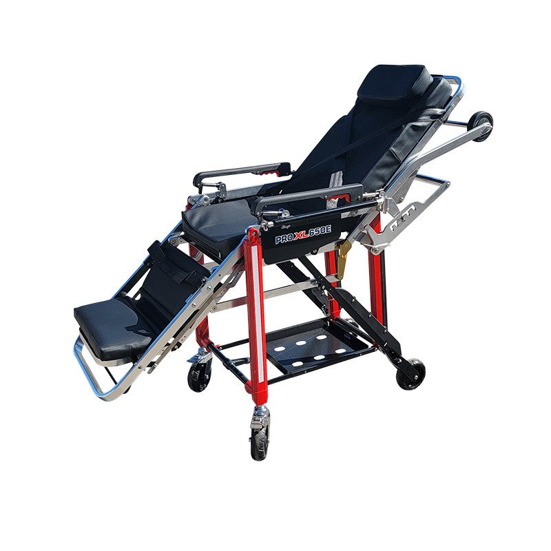 TITAN PRO XL 650E convertible chair stretcher, 650 lb ambulance stretcher to wheeled chair for first call and patient transport