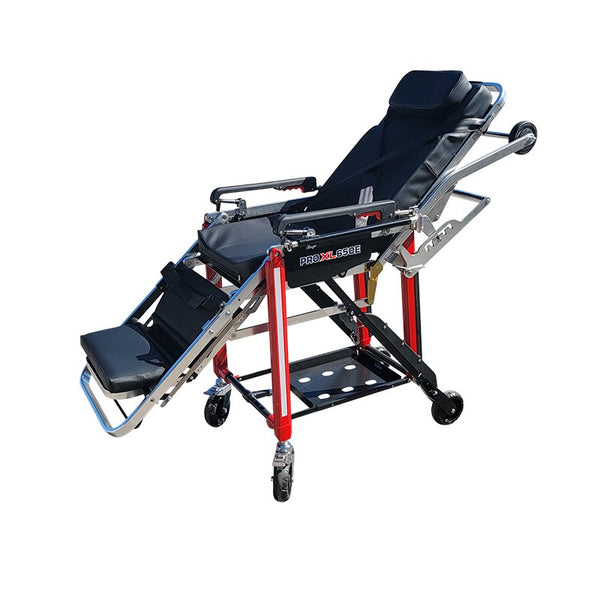 TITAN PRO XL 650E convertible chair stretcher, 650 lb ambulance stretcher to wheeled chair for first call and patient transport