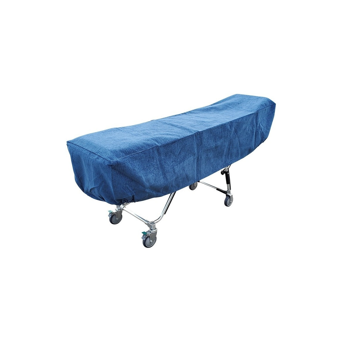 Navy Blue Cot Cover - actual product photograph on white