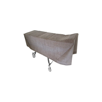 Gray Cot Cover - actual product photograph on white