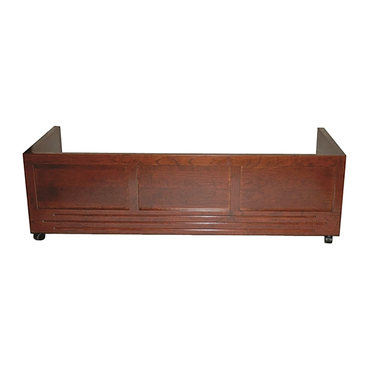 TITAN rigid solid cherry casket display surround with raised panels