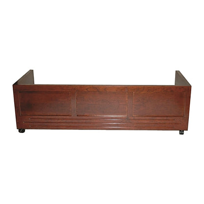 TITAN rigid solid cherry casket display surround with raised panels