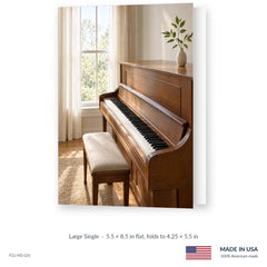 Upright Piano Funeral Service Folders