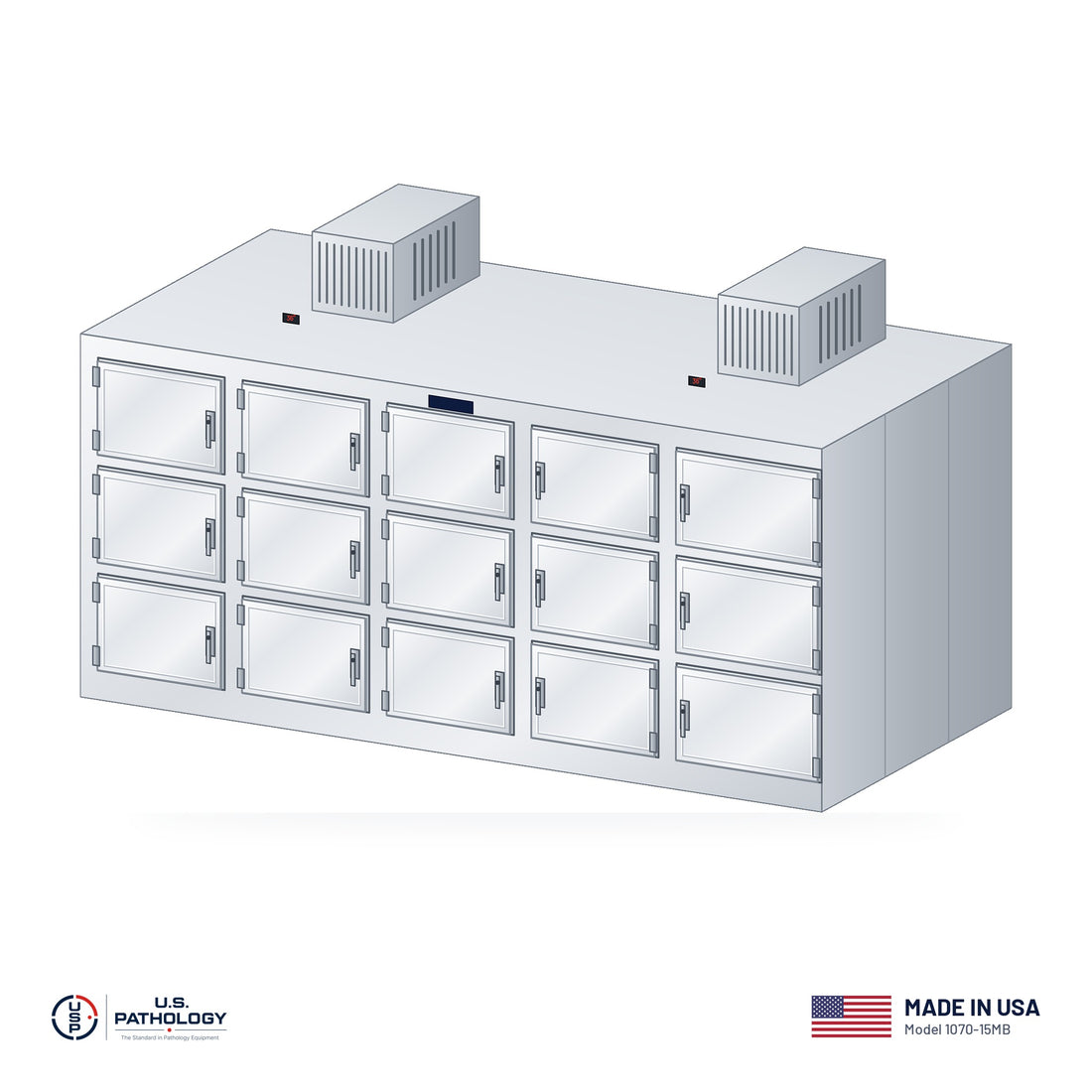 15-Body Vault Morgue Cooler
