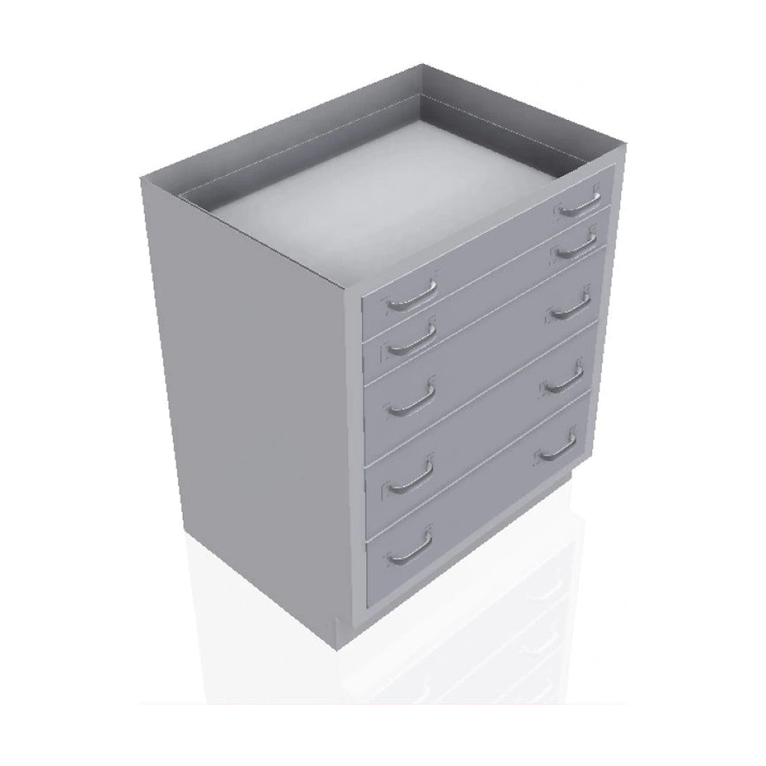 USPE 5-Drawer Lab Base Cabinet, 30–48" – Model USPE-CW-2381