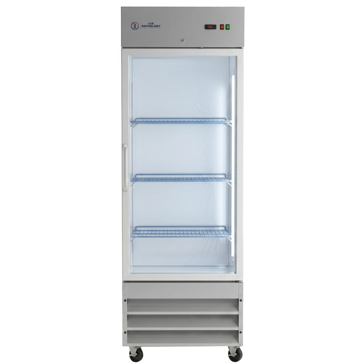 USPE 29" Glass Door Lab Refrigerator, 20.6 Cu. Ft., product view