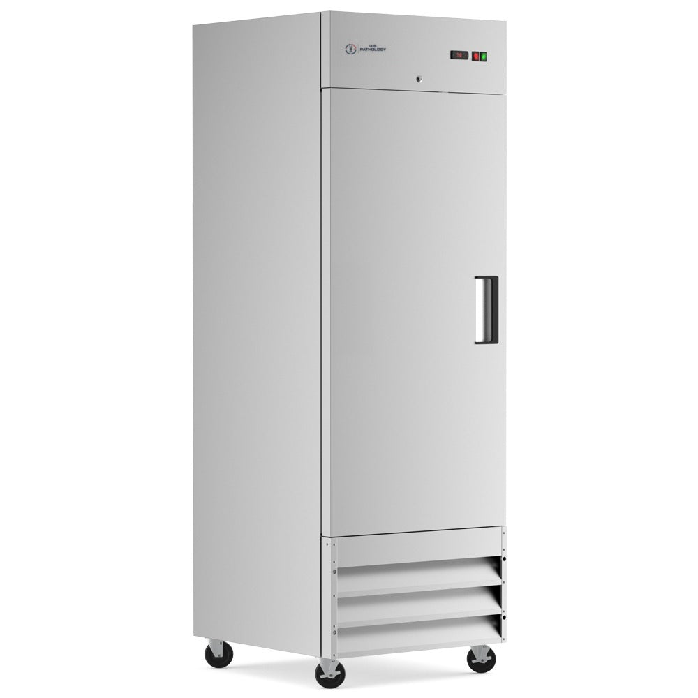 USPE 29" Left-Hinged Solid Door Lab Refrigerator, 20.6 Cu. Ft., product view