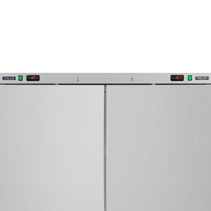USPE 54" Dual-Temp Lab Refrigerator/Freezer, 42 Cu. Ft. (USPE-LRF2-54), digital control and switches