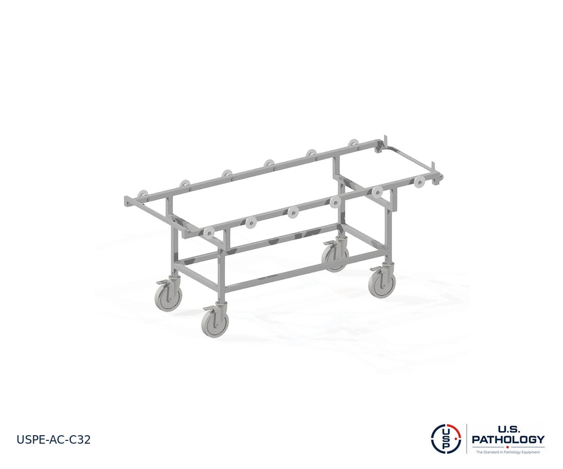 Autopsy Cart Chassis for a 32-Inch Tabletop