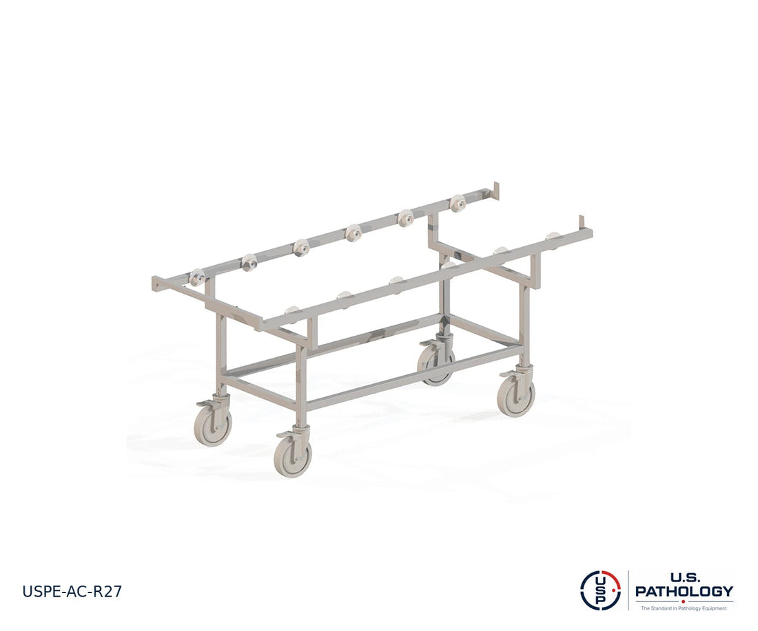 Autopsy Cart Chassis for 27-Inch Body Trays