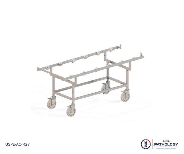 Autopsy Cart Chassis for 27-Inch Body Trays