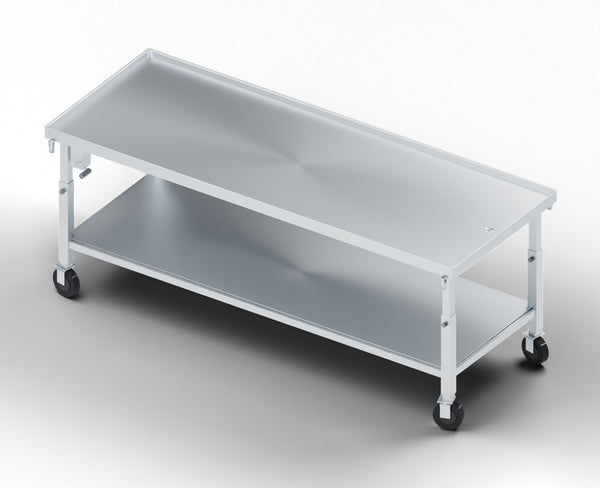 Under-Deck Hand-Crank Dissection Table