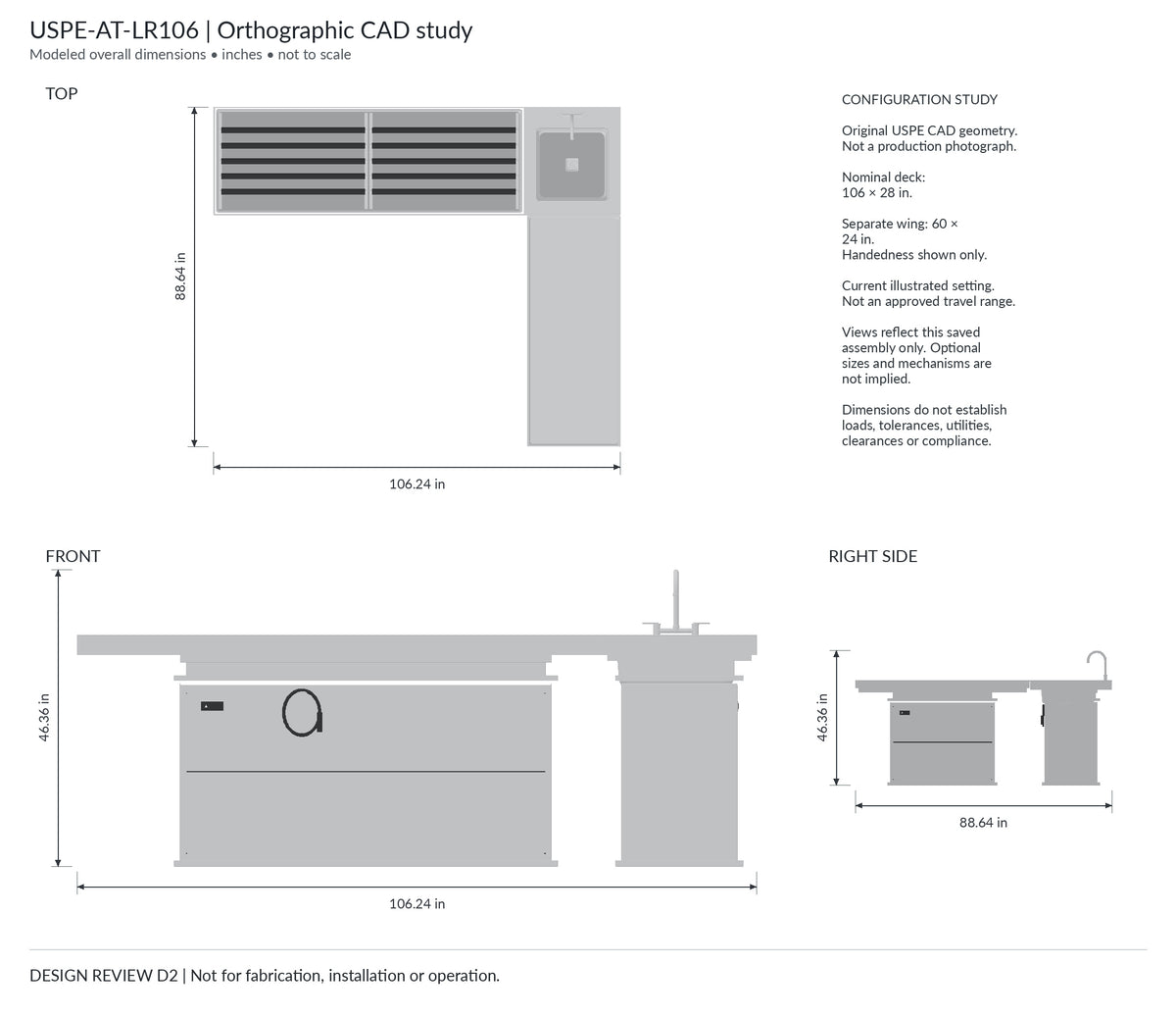 L-Shaped Roller-Transfer Autopsy Table, view 3
