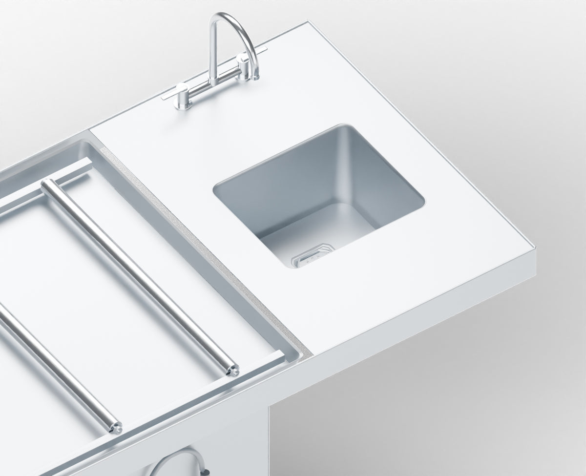 Metal-Roller Pedestal Autopsy Table, view 2