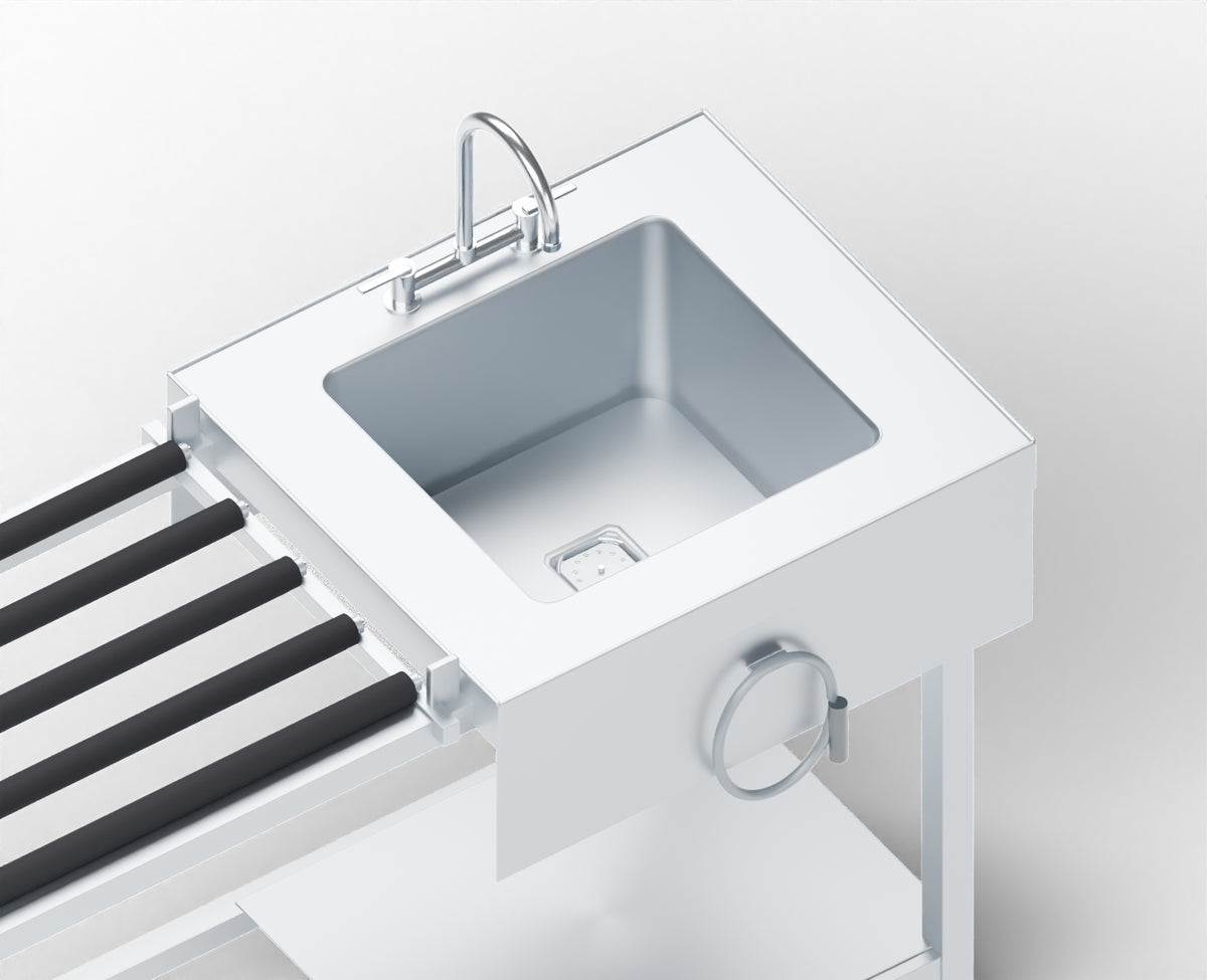 Narrow Side-Loading Autopsy Table, view 2
