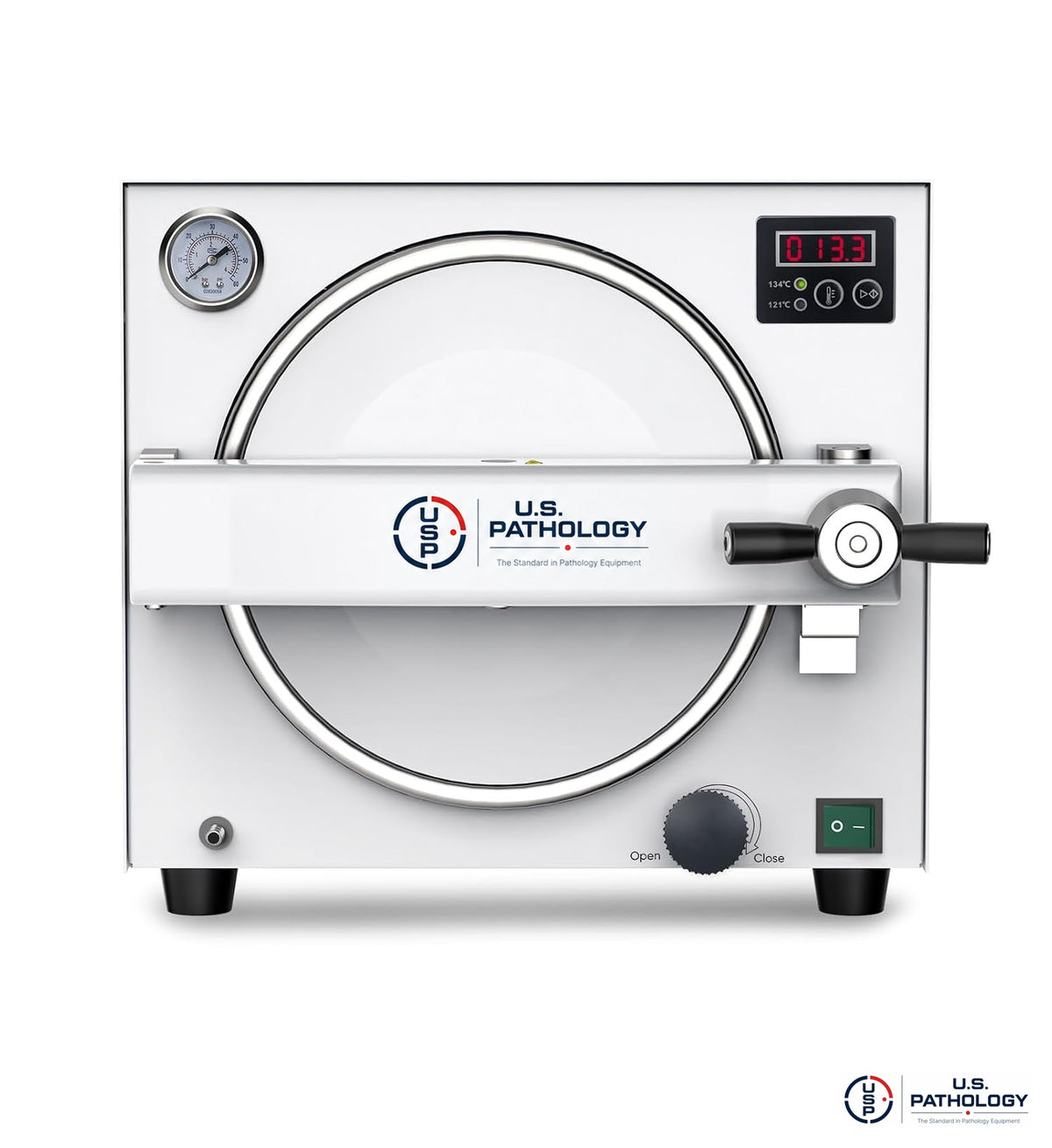 USPE 18 L Tabletop Steam Sterilizer, 110 V – 18 L / 110 V – catalog reference USPE-ST18-110; USPE catalog presentation; USPE catalog branding