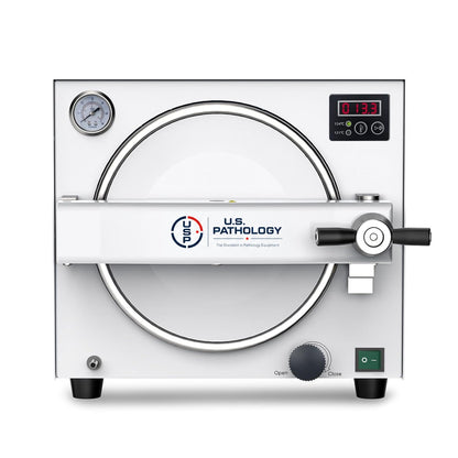 USPE 18 L Tabletop Steam Sterilizer, 110 V – 18 L / 110 V – catalog reference USPE-ST18-110; USPE catalog branding