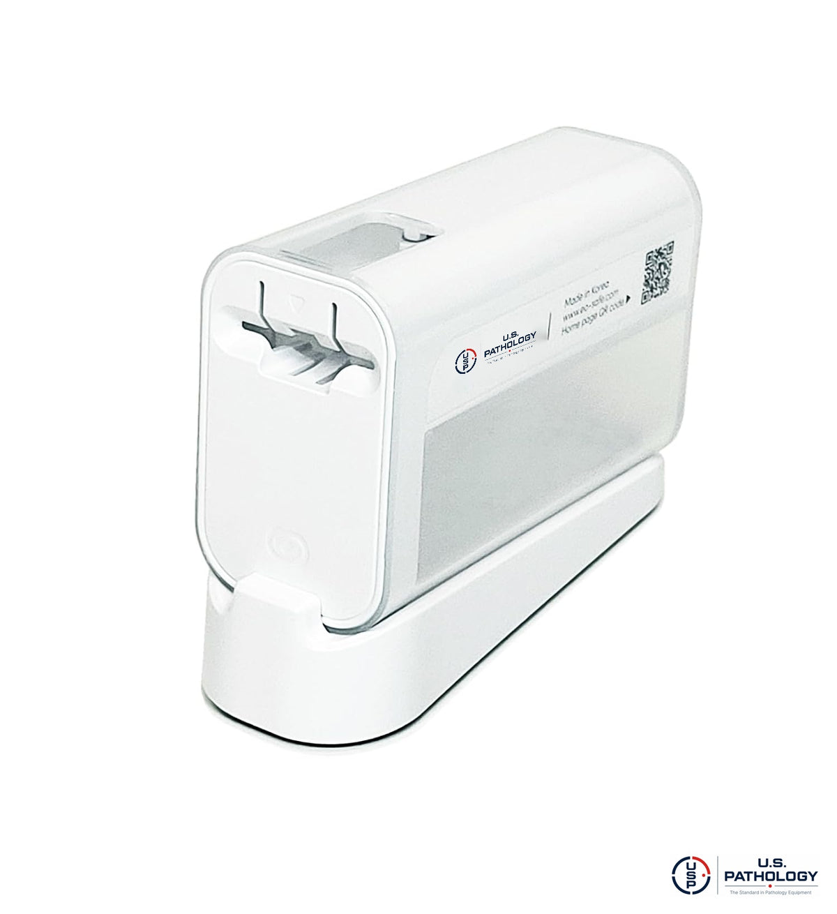 USPE One-Handed Scalpel Blade Remover – Blade remover / up to 100 blades – catalog reference USPE-BR100; USPE catalog presentation; USPE catalog branding