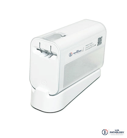 USPE One-Handed Scalpel Blade Remover – Blade remover / up to 100 blades – catalog reference USPE-BR100; USPE catalog presentation; USPE catalog branding