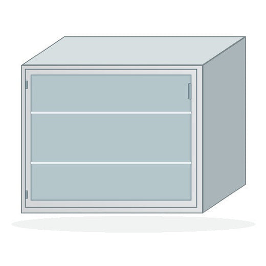 USPE Glazed Wall Cabinet, Left