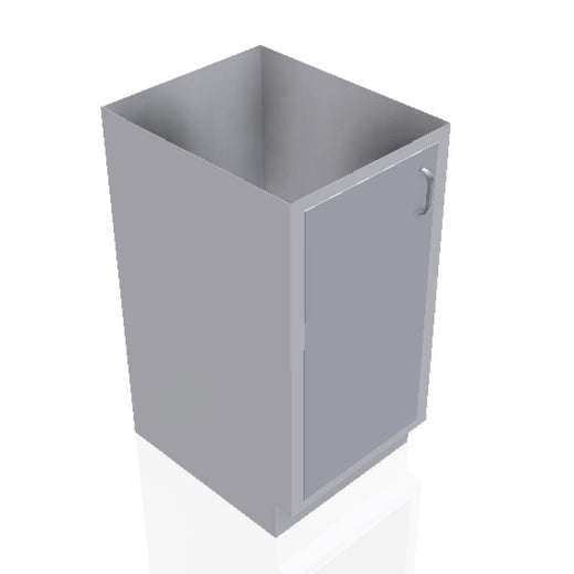 USPE 18 in. Stainless Steel Base Cabinet: 1 Right Door