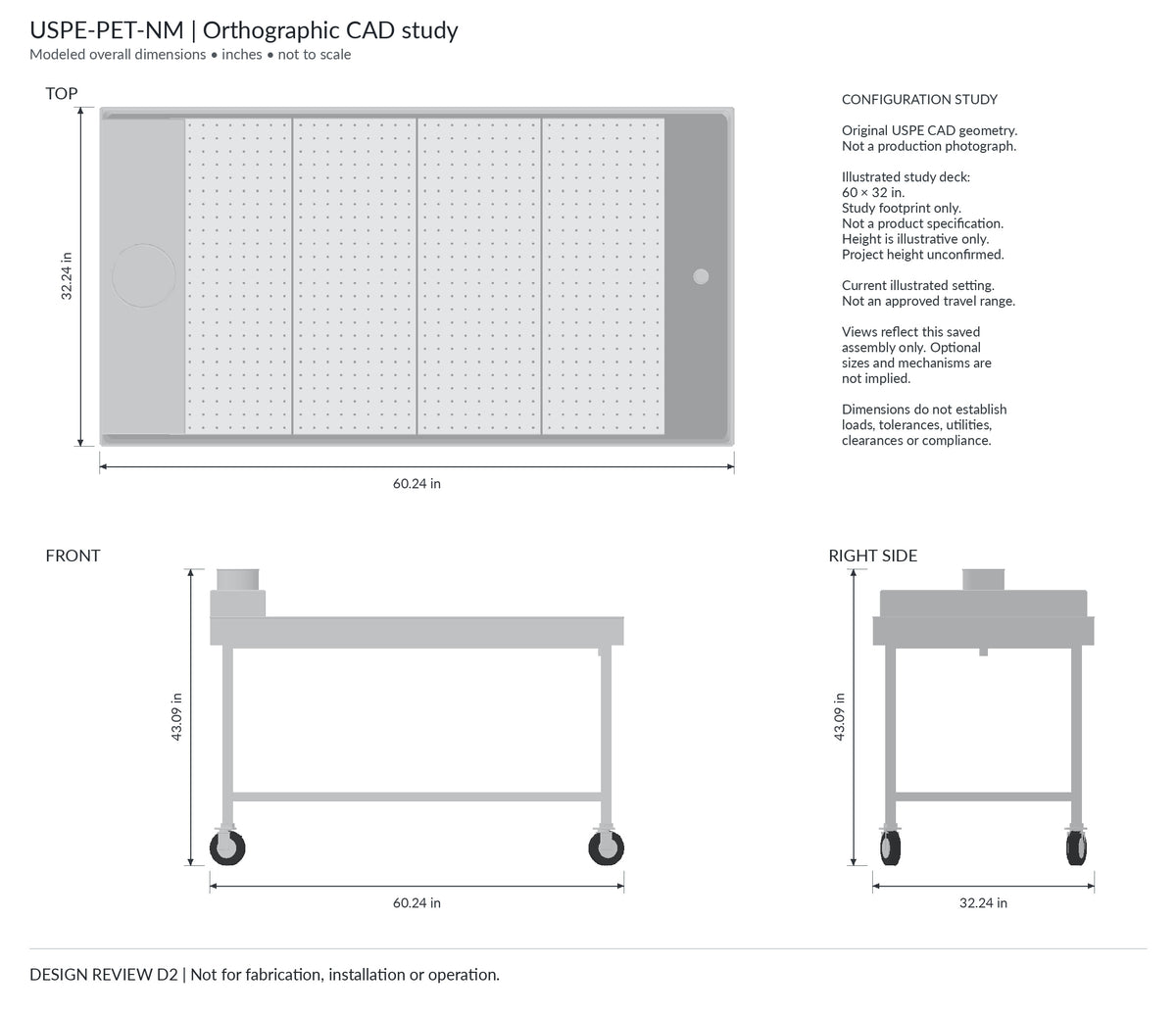 PET Mobile Downdraft Necropsy Station, view 3