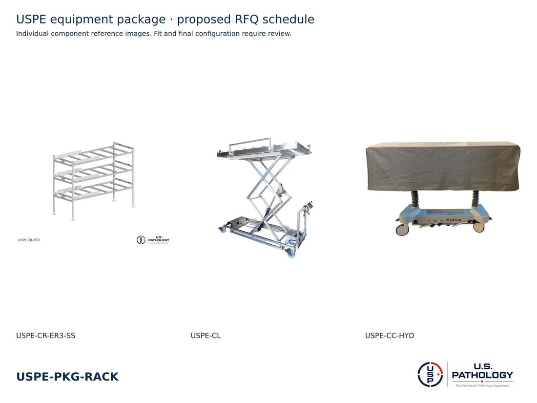 Institutional Cadaver Storage & Transfer Package