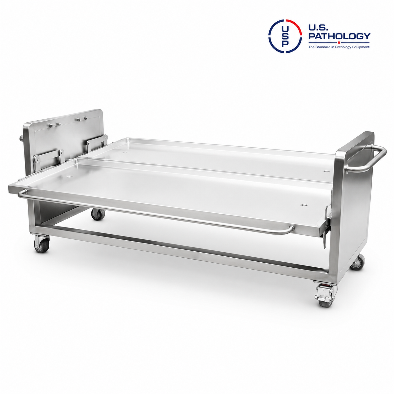 304 stainless steel anatomy laboratory dissection workstation with rotating body tray system