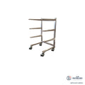 USPE Stainless Steel Cantilever Mortuary Rack, 2-5 Tiers