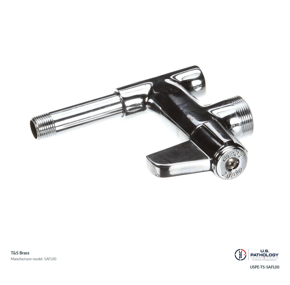 T&S Brass 5AFL00 Pre-rinse add-on faucet, less nozzle; genuine T&S manufacturer reference; USPE catalog USPE-TS-5AFL00