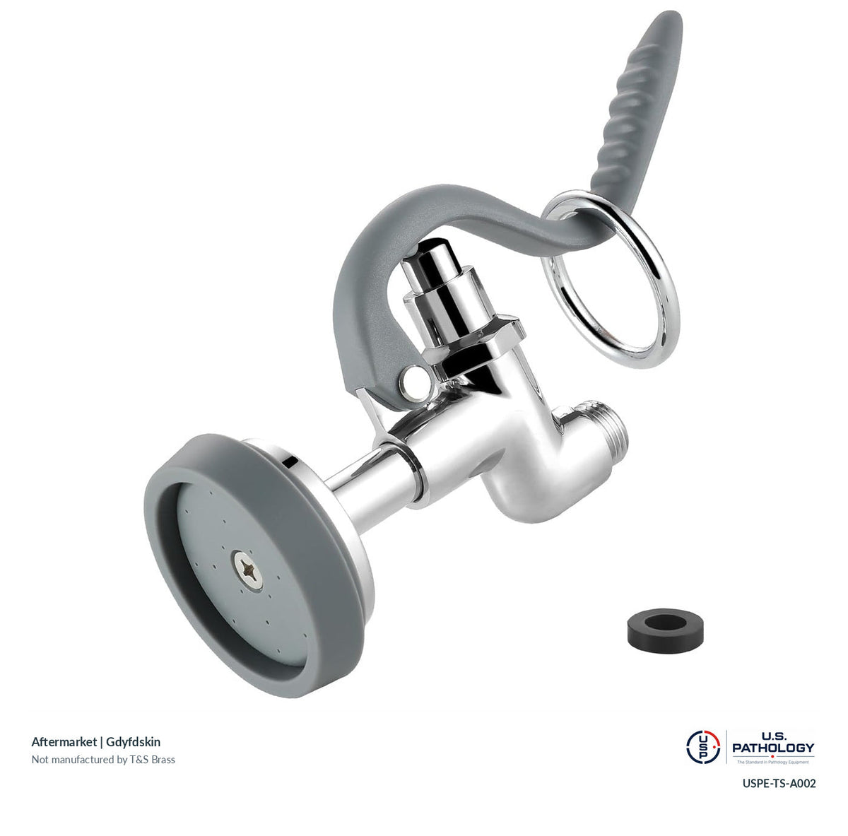Gdyfdskin Commercial pre-rinse spray valve | Aftermarket; third-party aftermarket reference, not a T&S-manufactured product; USPE catalog USPE-TS-A002