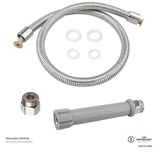 BUWTIQ 44-inch pre-rinse sprayer hose with handle | Aftermarket
