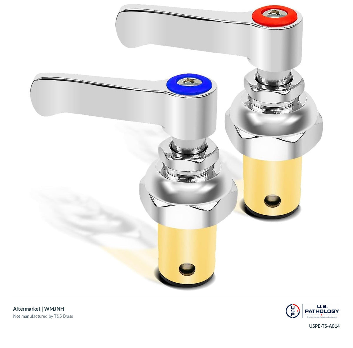 WMJNH Hot and cold handle stem assemblies | Aftermarket; third-party aftermarket reference, not a T&S-manufactured product; USPE catalog USPE-TS-A014