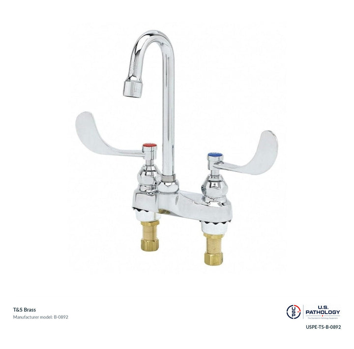 T&S Brass B-0892 Lavatory medical faucet with gooseneck spout